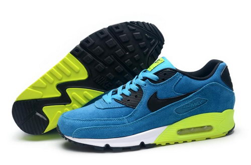 Nike Air Max 90 Mens Shoes Hot On Sale Blue Black Green Factory